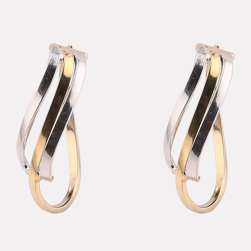 Arracadas Torc. 2 Tns. 10k 2.5g
